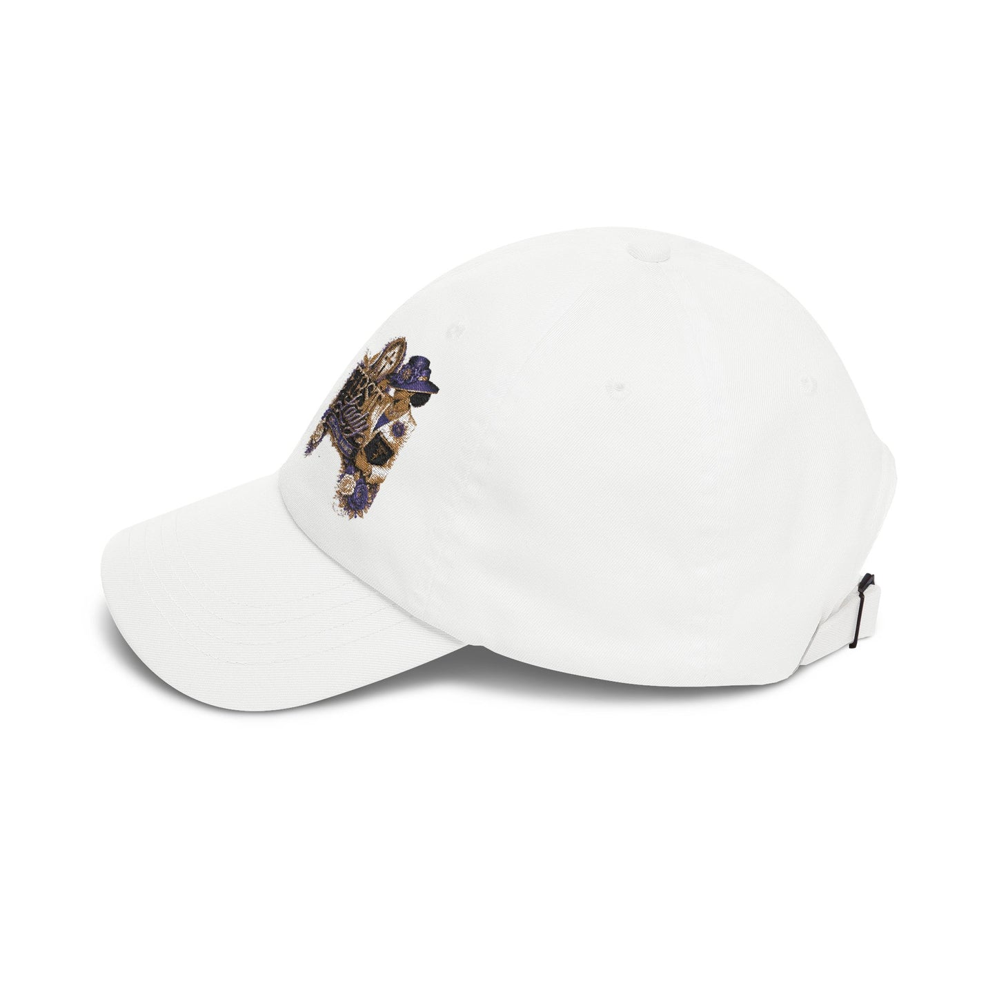 Dad Cap — 'Best Dressed' Floral Embroidered Baseball Hat