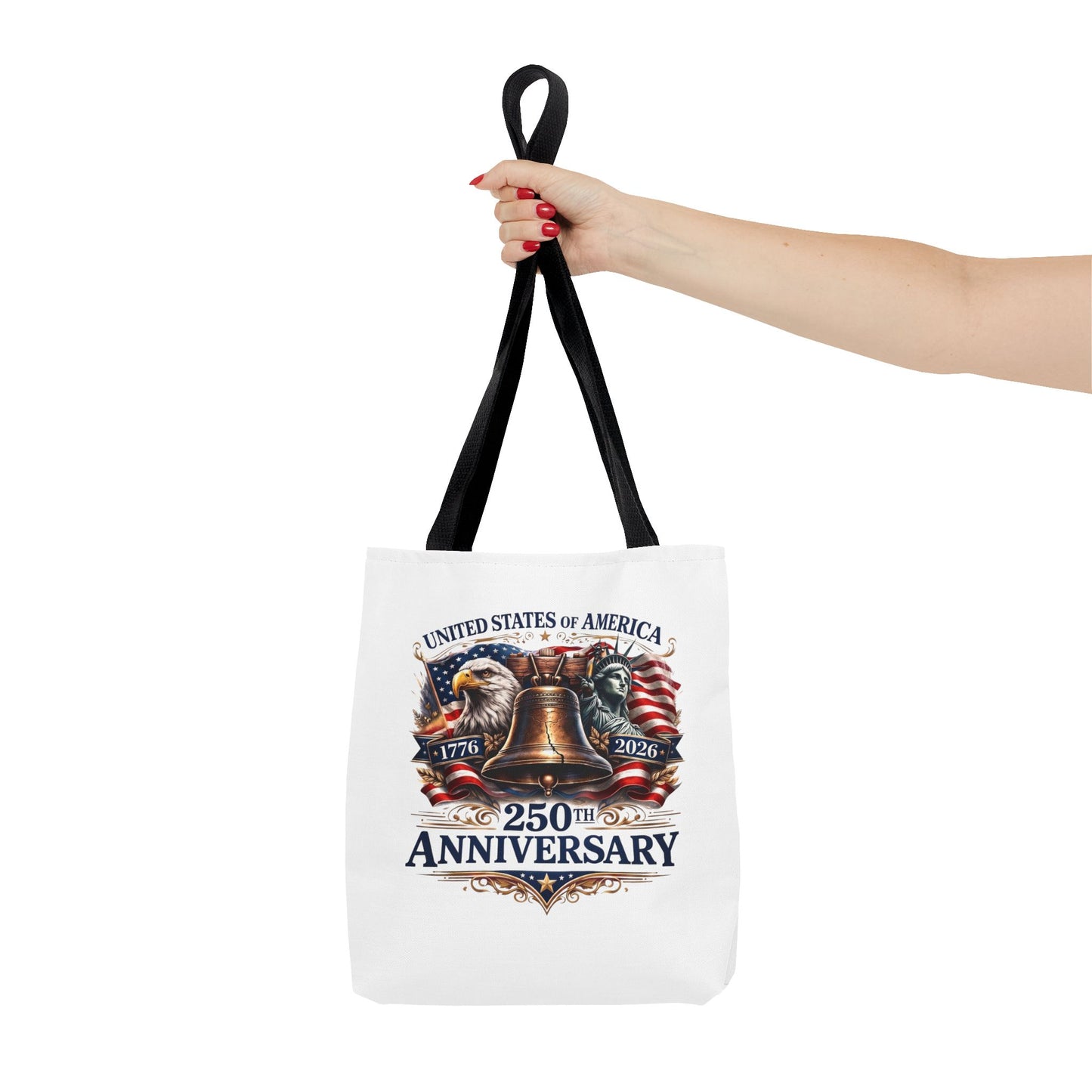 Anniversary Tote Bag — "United States of America 250th Anniversary" Liberty Bell Design