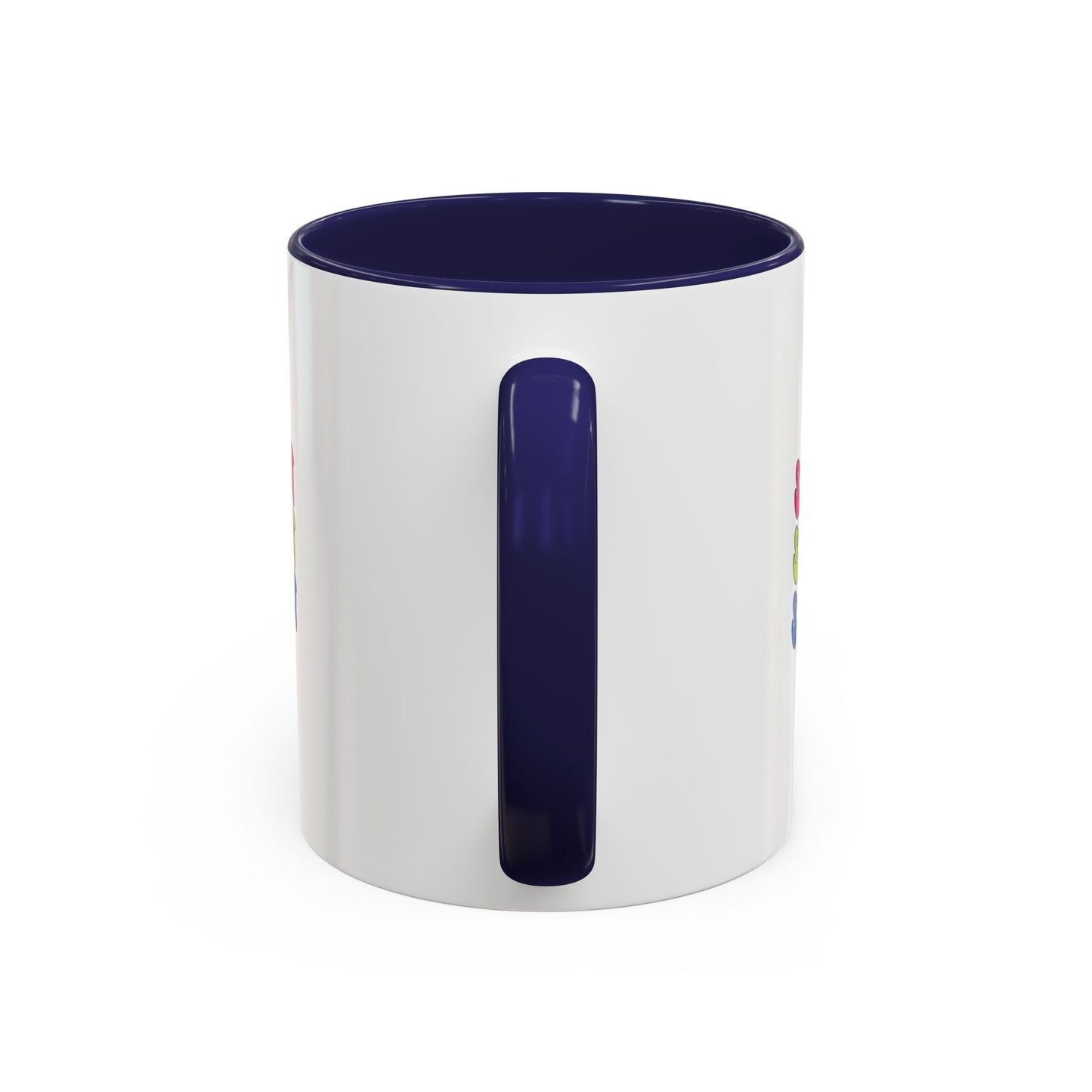 Six Seven Retro Accent Coffee Mug — Colorful 11/15oz Ceramic Tea Cup