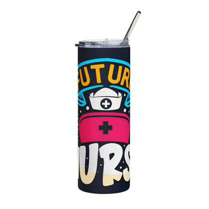 20oz Stainless Tumbler — “Future Nurse” Cute Nursing Graduation Travel Cup
