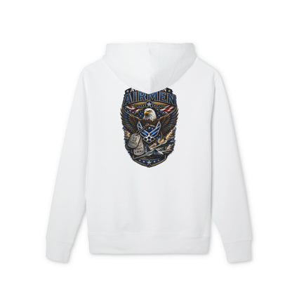 Airmen Eagle Emblem Hoodie – Military Pilot Aviation Graphic Sweatshirt