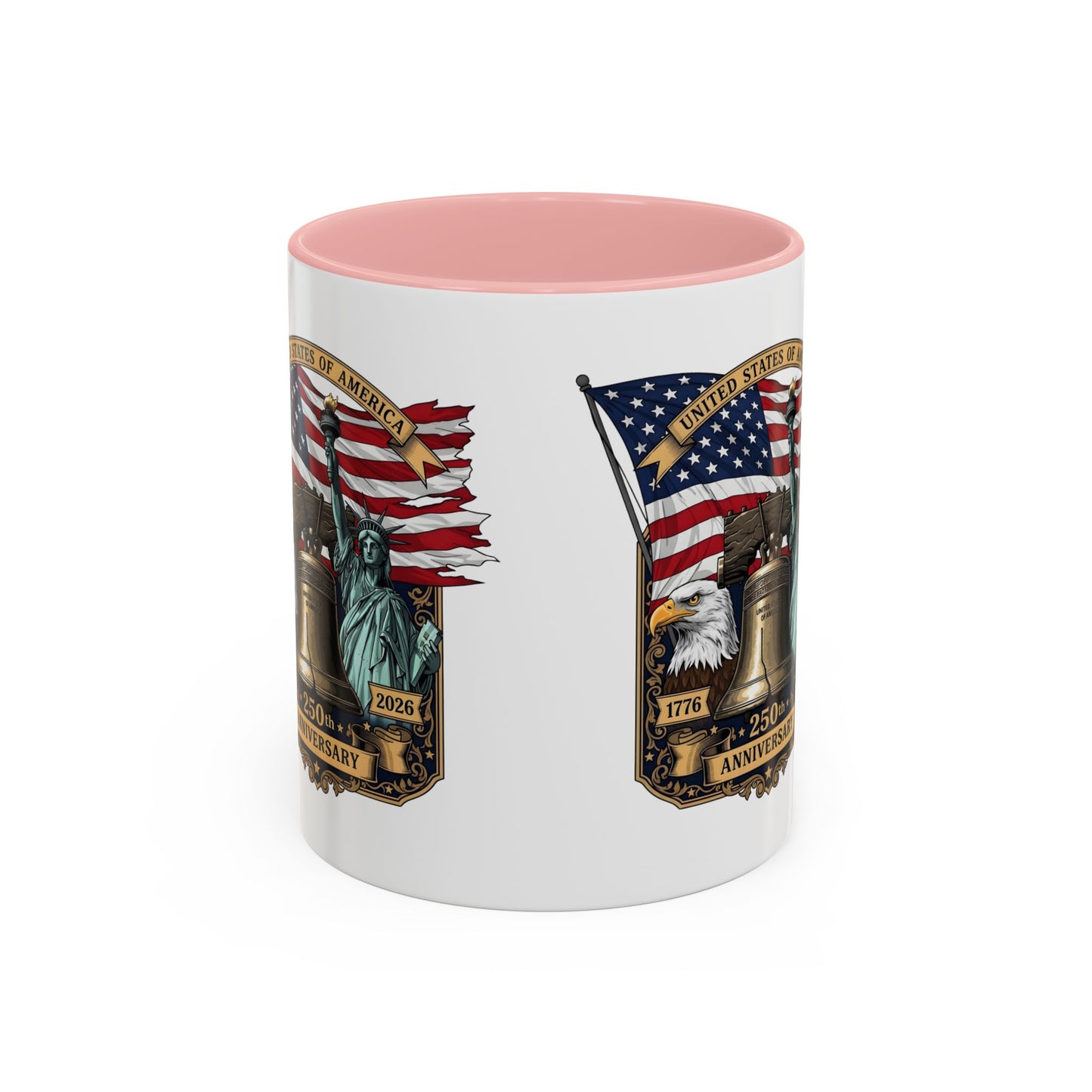 Liberty Anniversary Coffee Mug — 250th USA Celebration Accent Mug