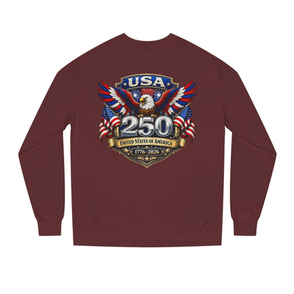 USA 250th Anniversary Sweatshirt — Patriotic Eagle 1776–2026 Crewneck