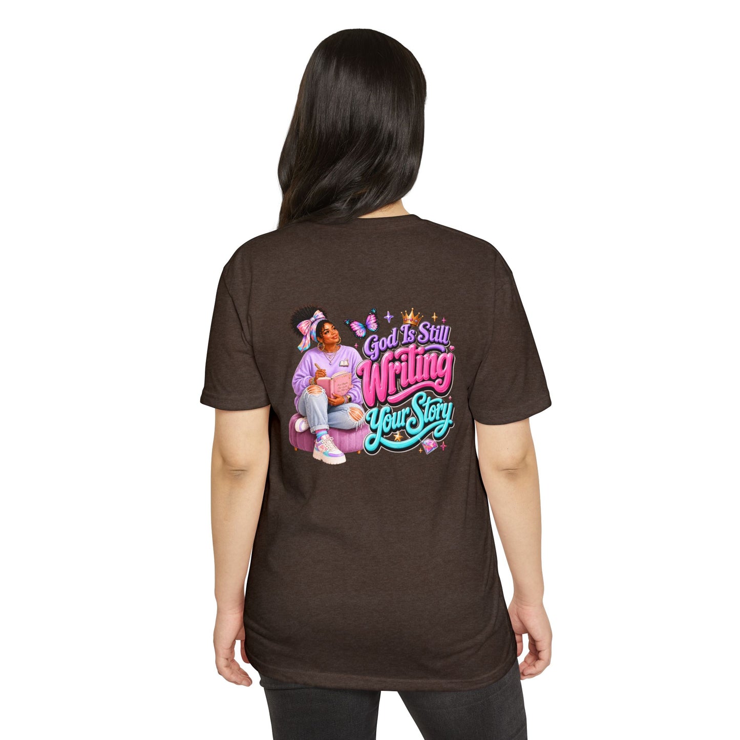 Inspirational T-Shirt — "God Is Still Writing Your Story" Inspirational Faith Graphic Tee