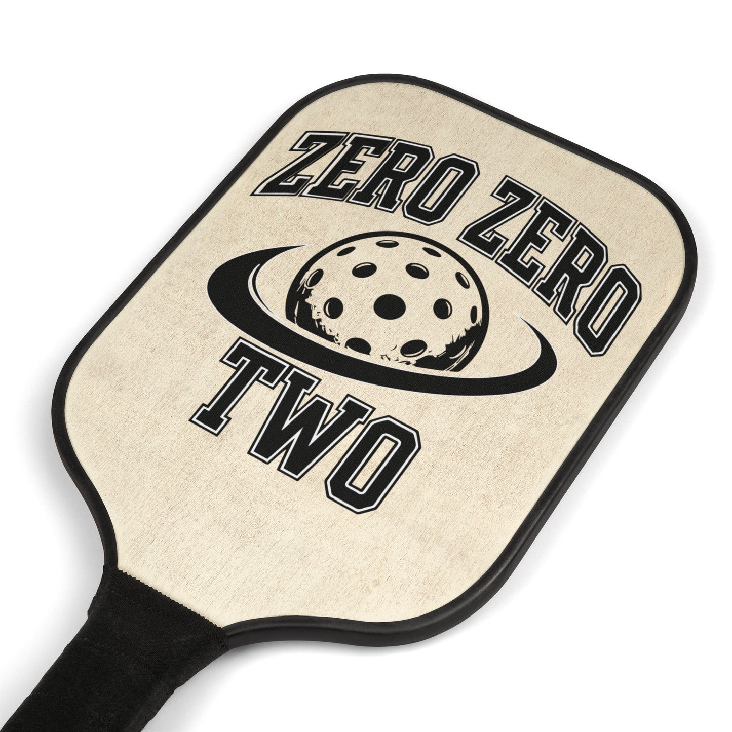 Pickleball Paddle Set – “Zero Zero Two” Graphic Pickleball Kit (2 Paddles + Balls)