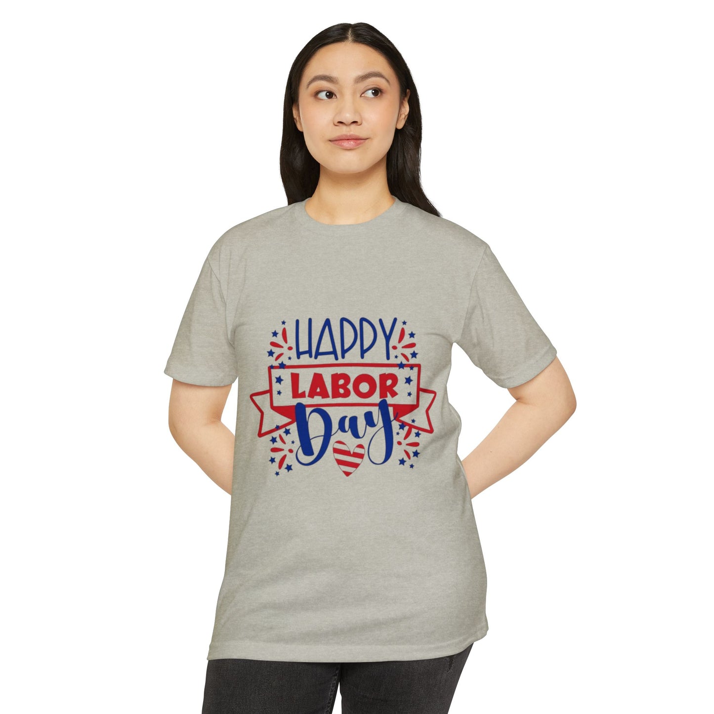 Labor Day T-Shirt - "Happy Labor Day" Patriotic Graphic Tee