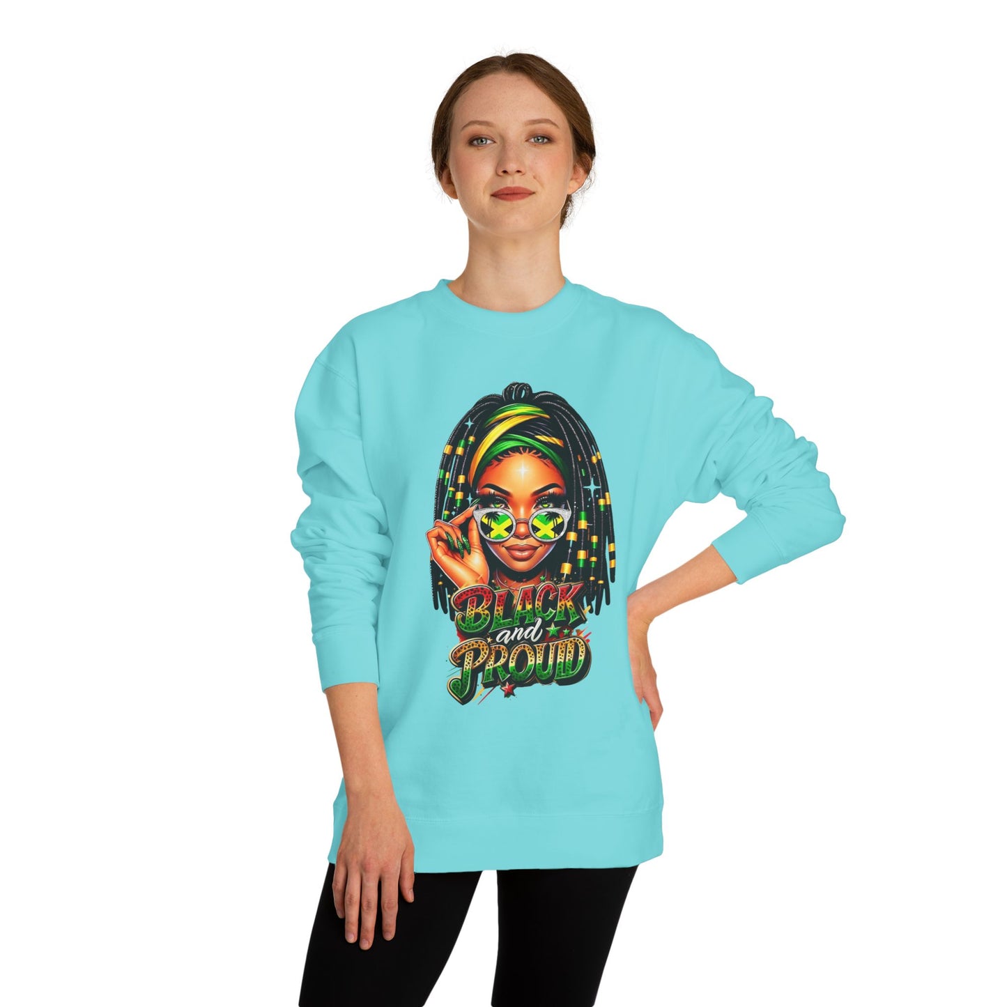 Black and Proud Crewneck Sweatshirt