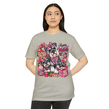 Mother's Day Schnauzer T-Shirt — Happy Mother's Day Dog Mom Tee