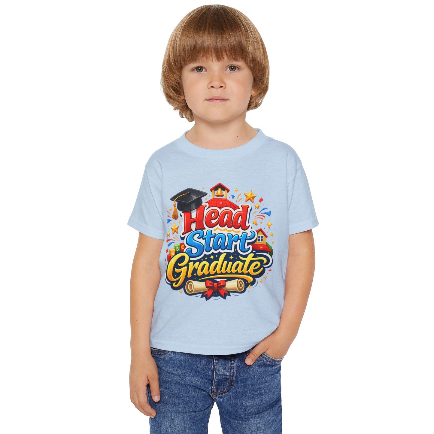 Toddler T-Shirt — "Head Start Graduate" Preschool Graduation Tee