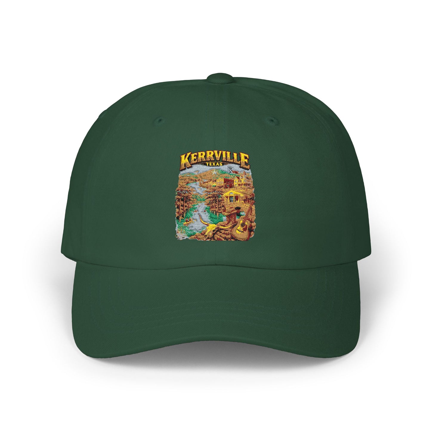 Dad Cap — Vintage Golden Lion Patch Graphic