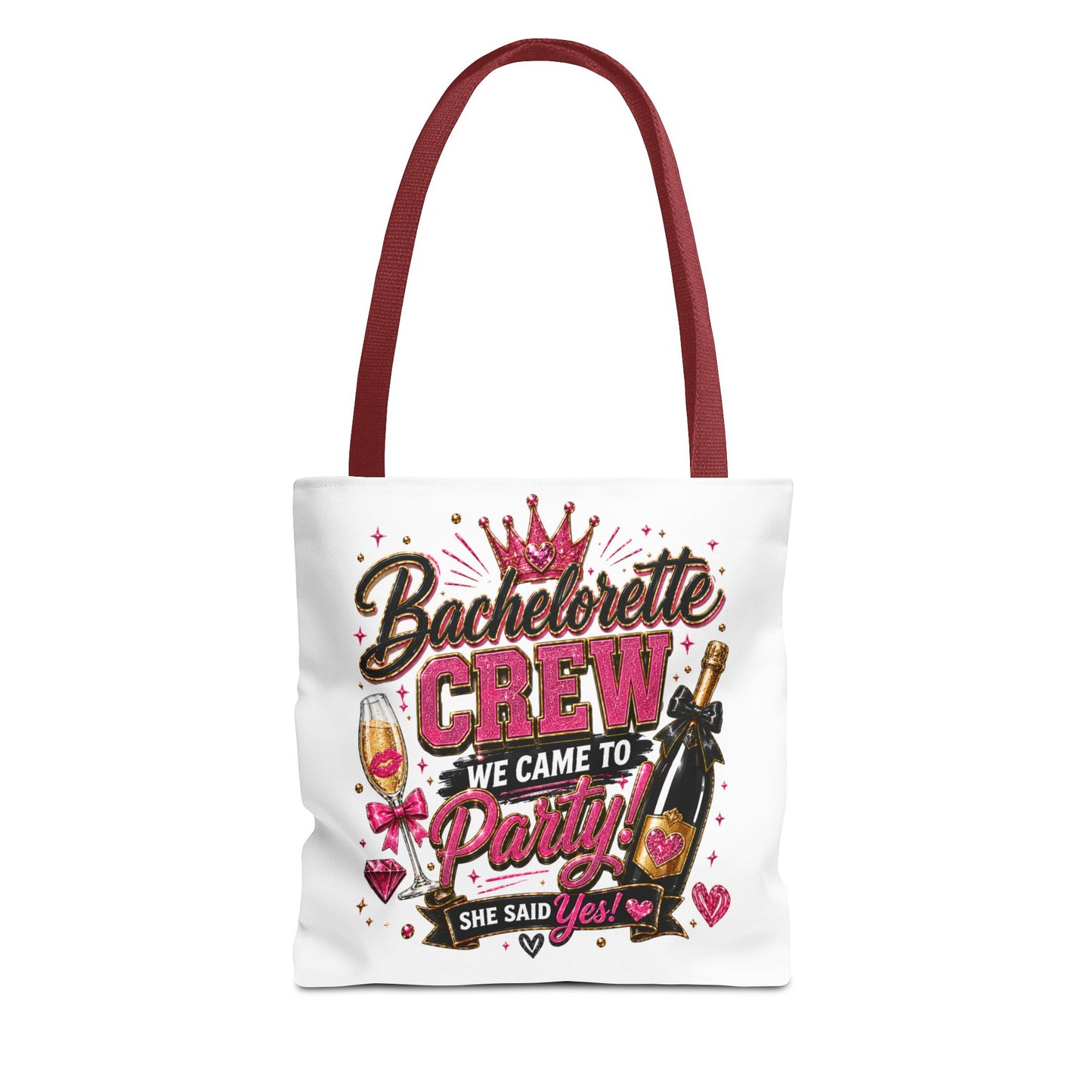 Bachelorette Crew Party Tote Bag — 'We Came to Party' Bridal Shower Gift