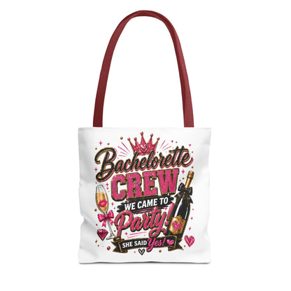 Bachelorette Crew Party Tote Bag — 'We Came to Party' Bridal Shower Gift