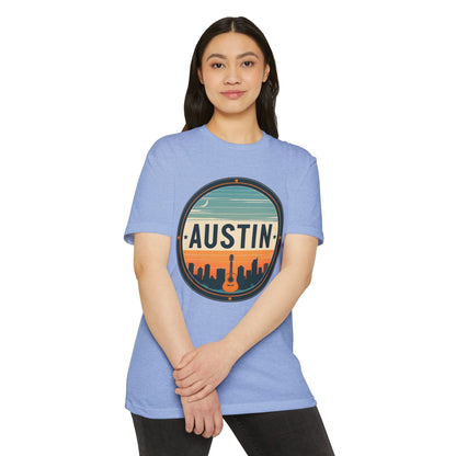 Austin Skyline Guitar T-Shirt