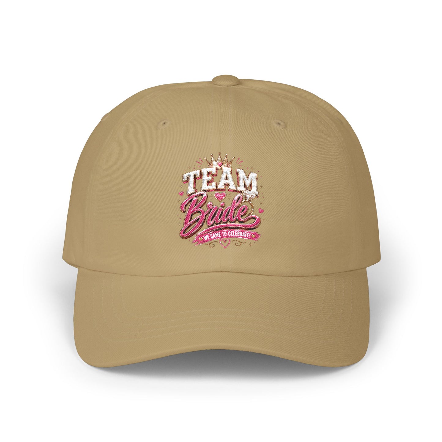 Dad Cap – "Team Bride" Embroidered Bachelorette Party Hat