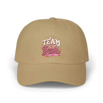 Dad Cap – "Team Bride" Embroidered Bachelorette Party Hat