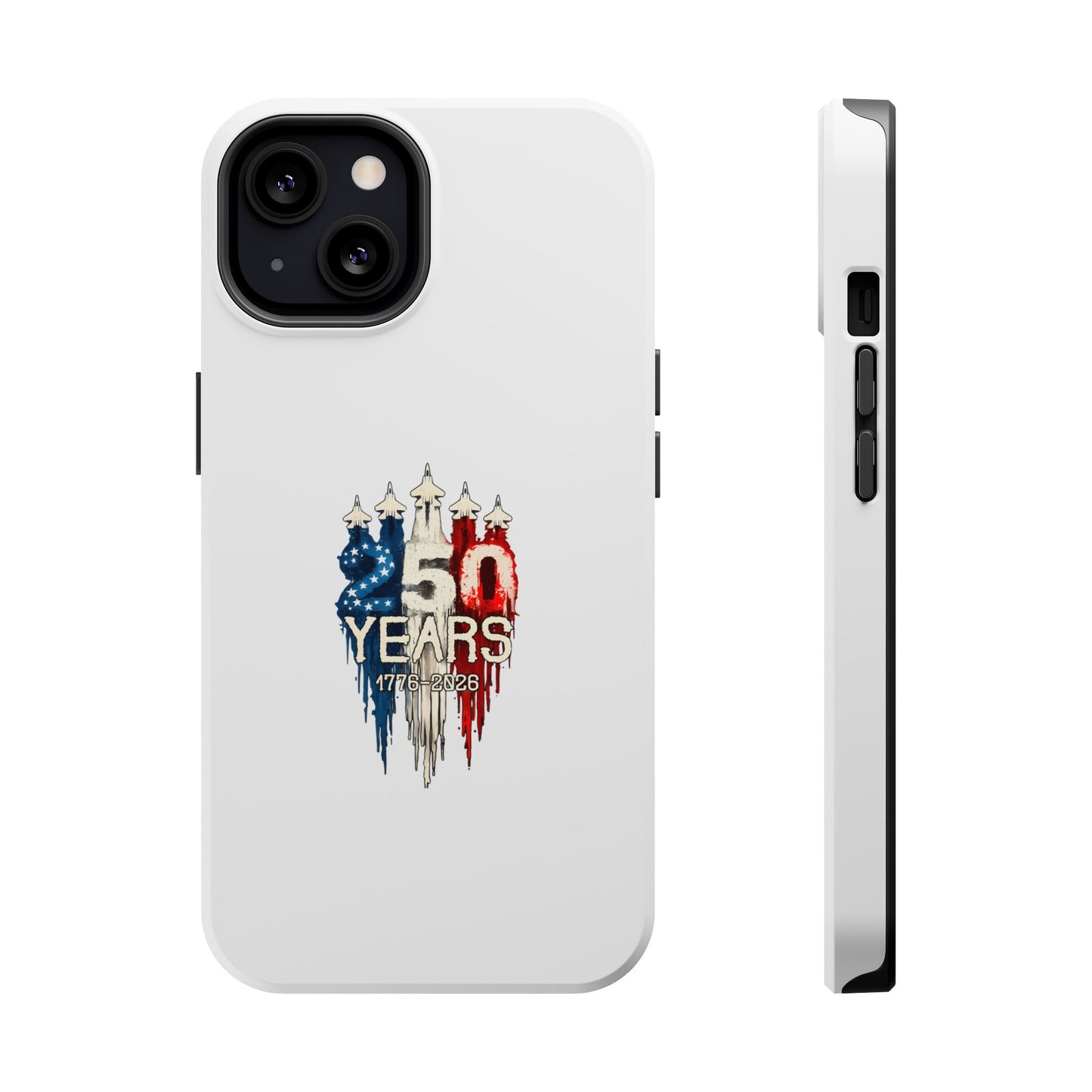 50 Years Patriotic iPhone Case — American Flag Anniversary Magnetic Impact-Resistant Case