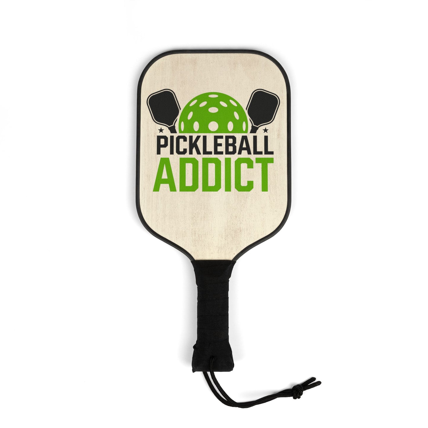 Pickleball Paddle Set — “Pickleball Addict” Mini Paddles with Balls