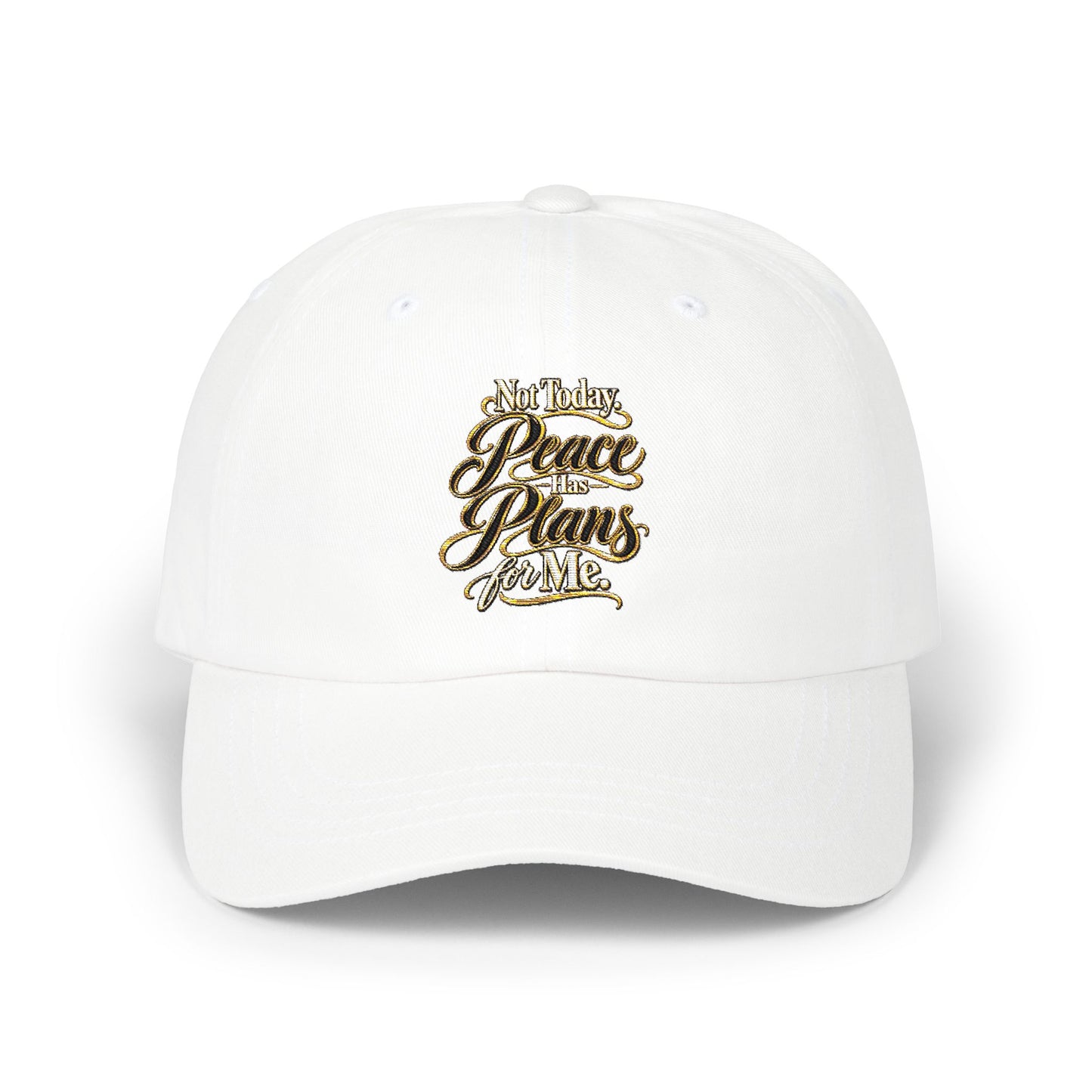 Dad Cap — "Be Kind, Brave, Gracious, Be You" Gold Script Embroidered Baseball Hat