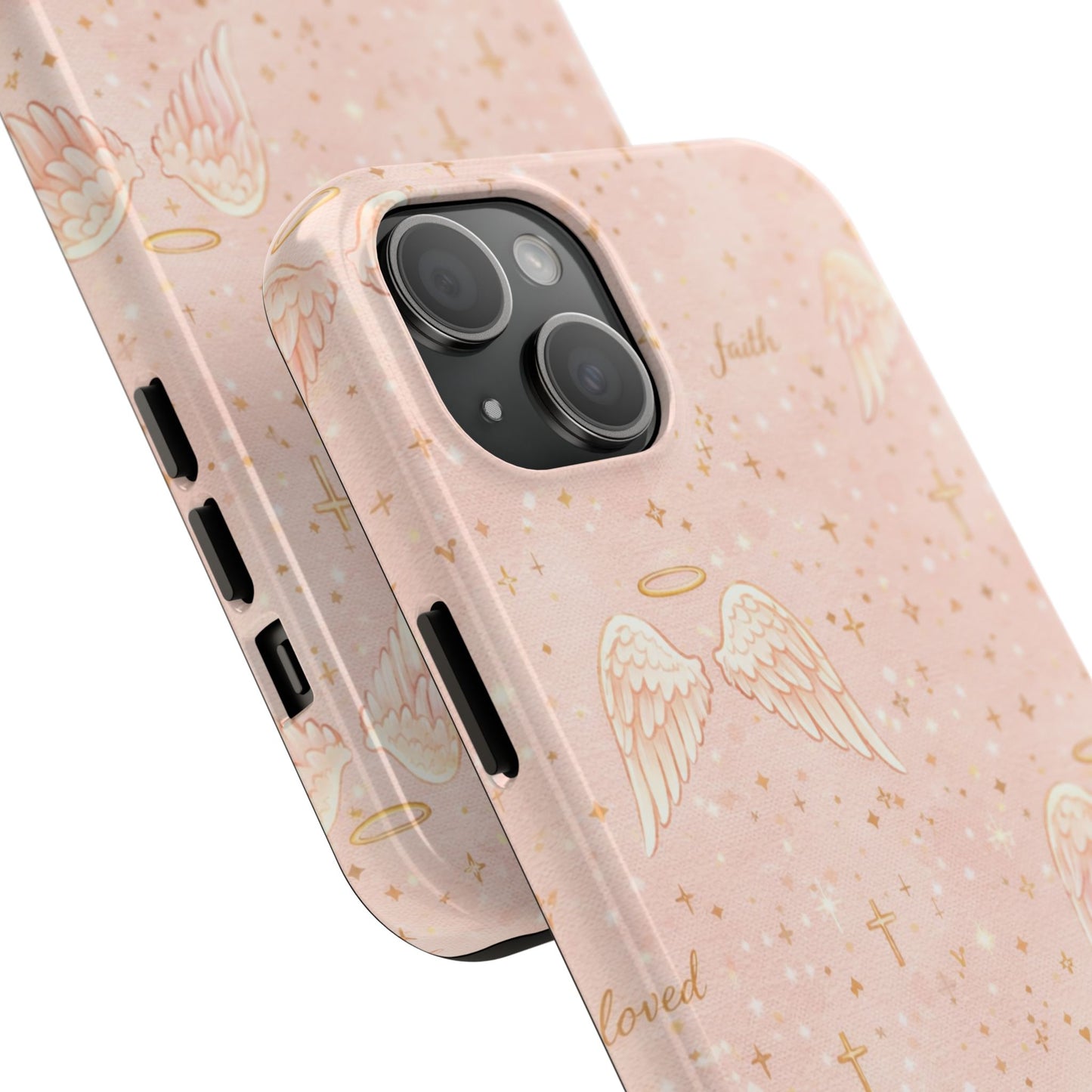 Faith & Grace Angels Phone Case | Christian floral iPhone Case