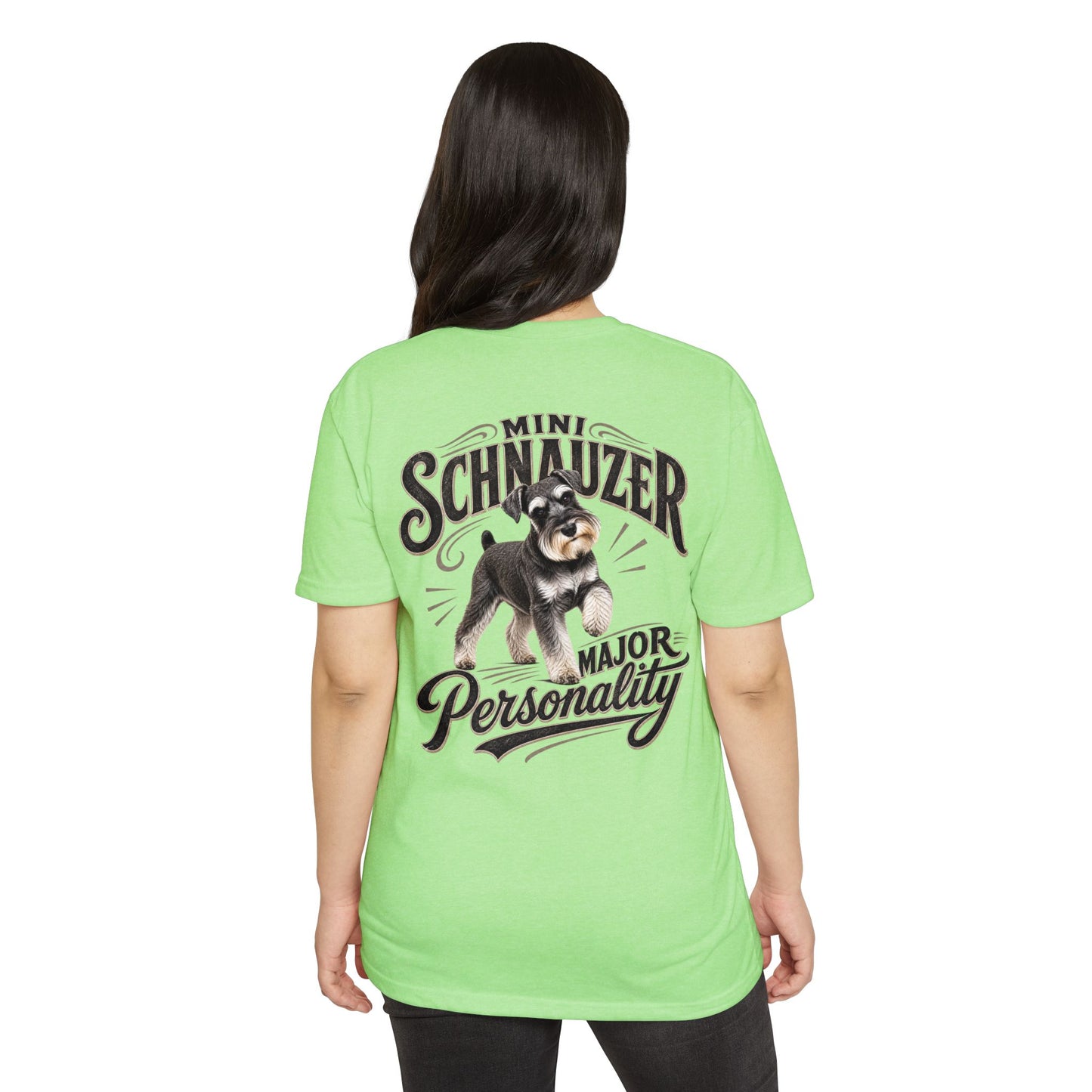 Mini Schnauzer T-Shirt — "Major Personality" Dog Lover Tee