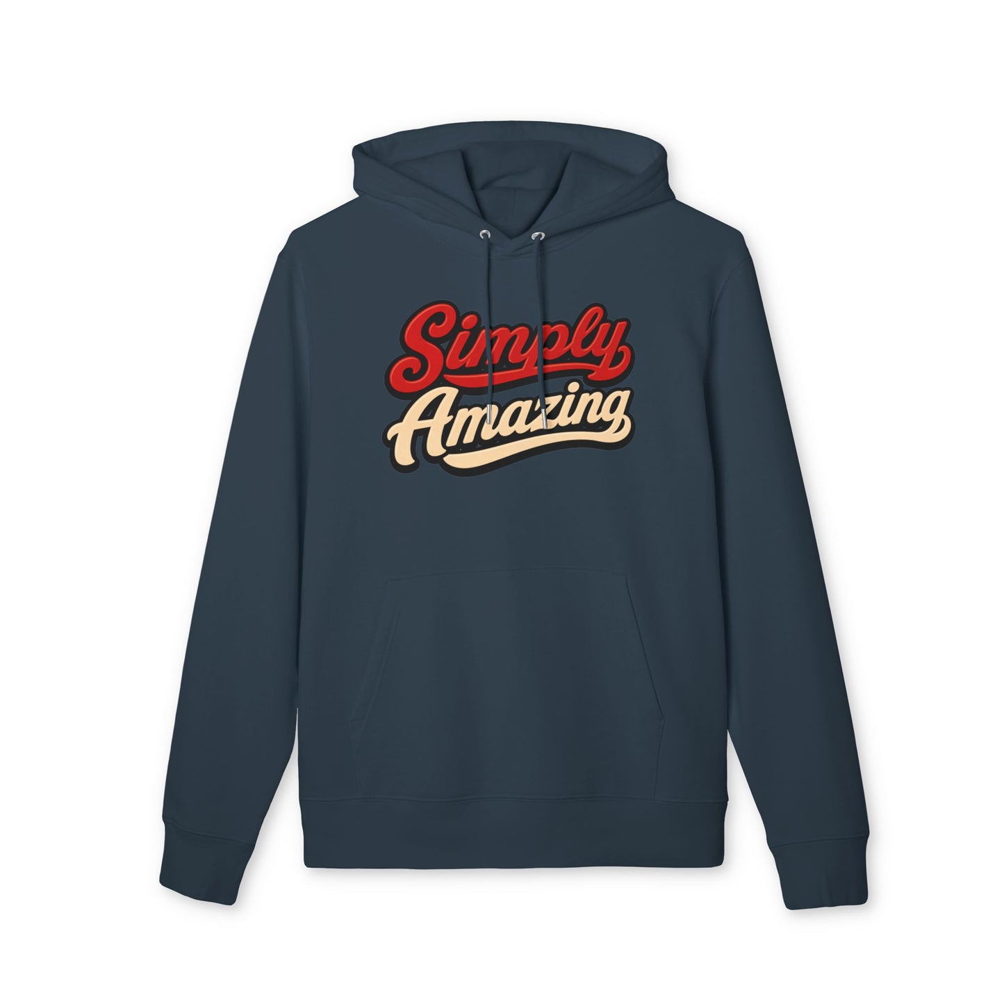 Simply Amazing Hoodie — Retro Script Graphic Pullover
