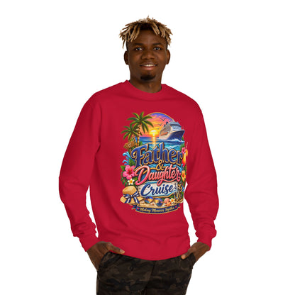 Father & Daughter Cruise Sweatshirt — Tropical Cruise Vacation Pullover
