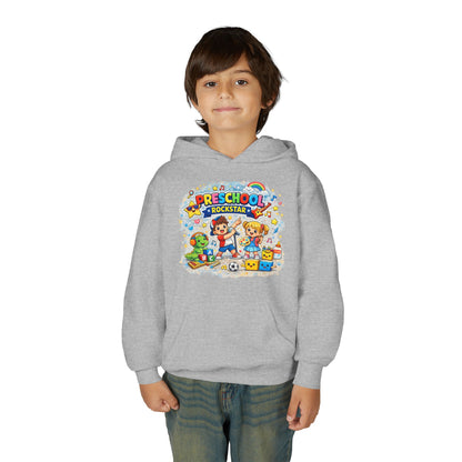 Preschool Rockstar Kids Hoodie — Cute Preschool Graduation & Back-to-School Sweatshirt