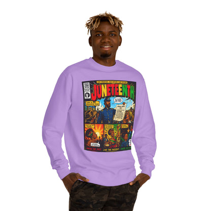 Juneteenth Comic Sweatshirt — Juneteenth Celebration Graphic Crewneck