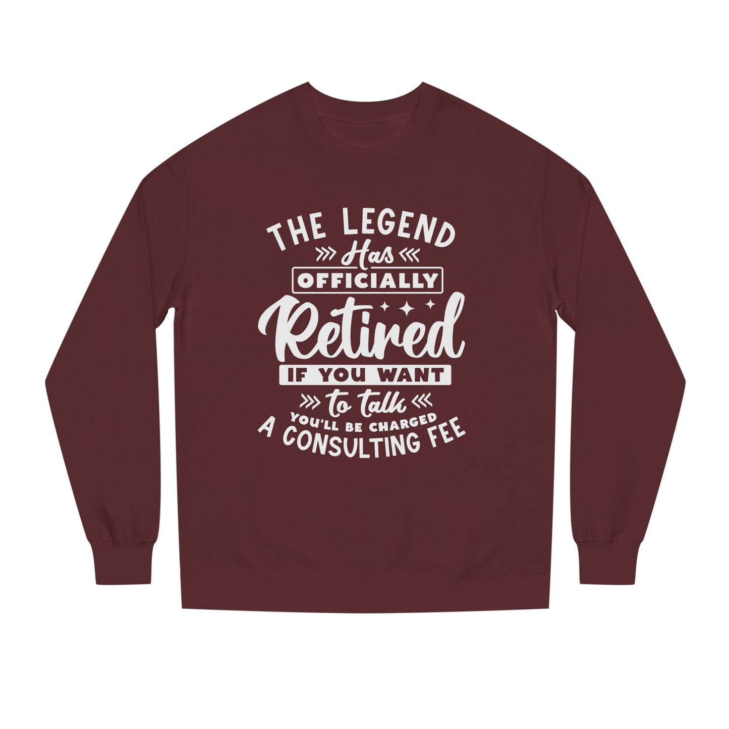 Retired Legend Sweatshirt — "The Legend Has Officially Retired" Retirement Gift