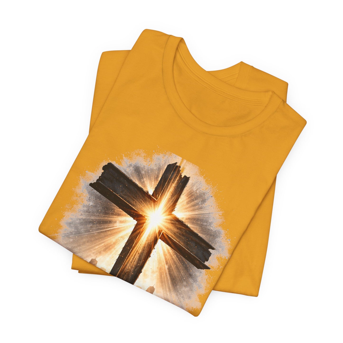 9/11 Never Forget T‑Shirt - Cross Memorial Tee