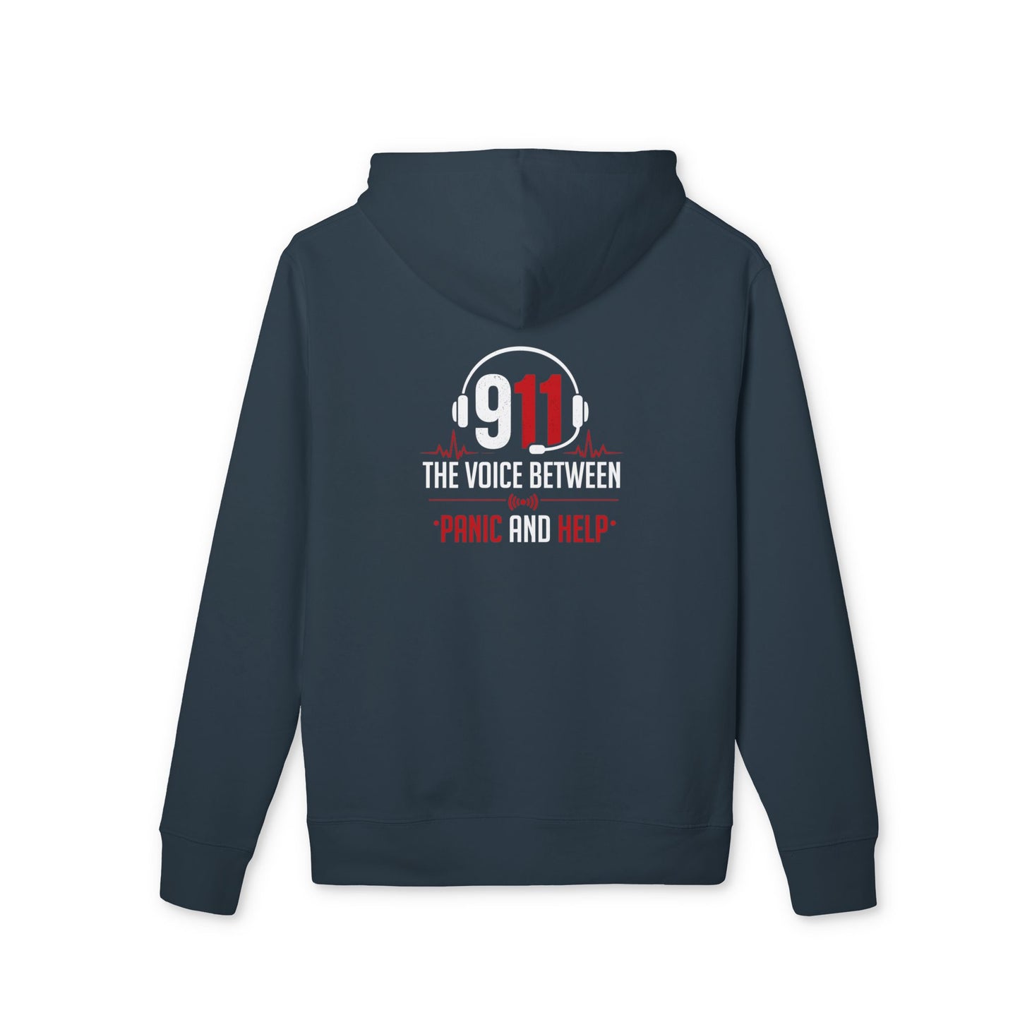 911 Dispatcher Hoodie — “The Voice Between Panic and Help” Emergency Responder Pullover