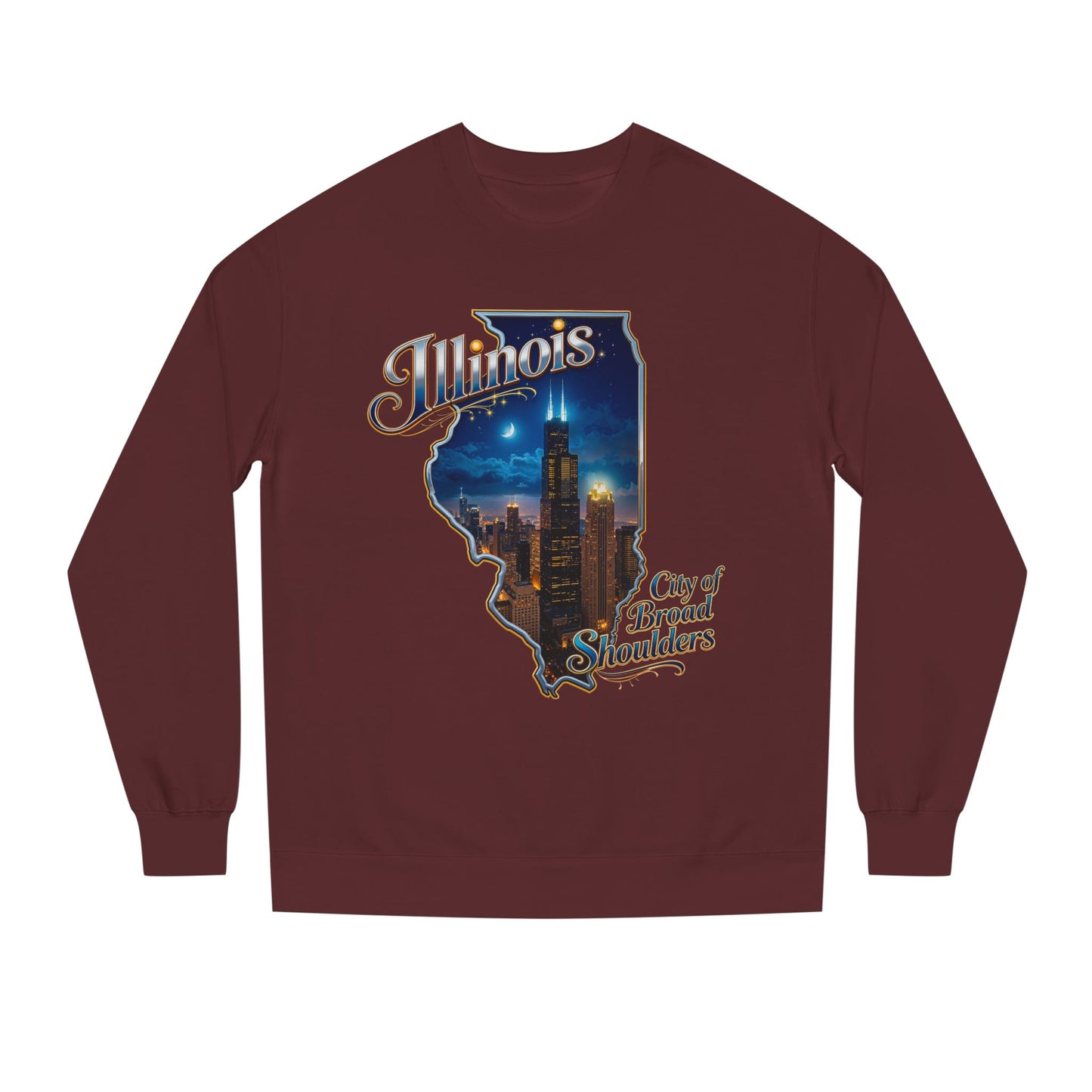 Illinois Skyline Sweatshirt – "City of Broad Shoulders" Crewneck