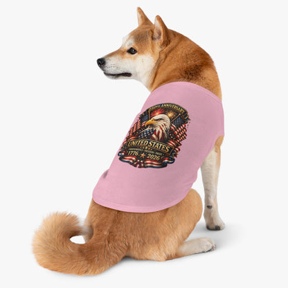 Patriotic Pet Tank — 250th United States Anniversary Eagle (1776–2026)