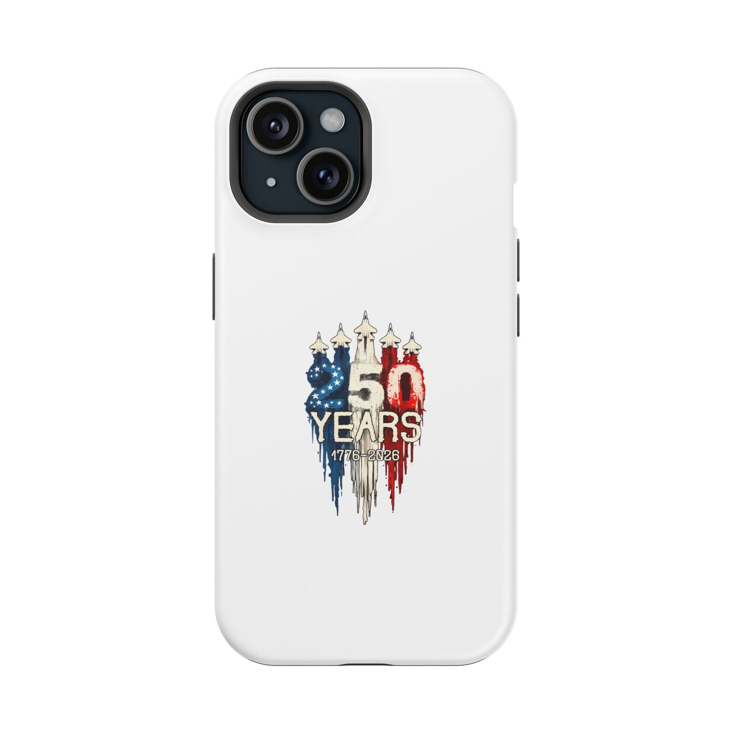50 Years Patriotic iPhone Case — American Flag Anniversary Magnetic Impact-Resistant Case