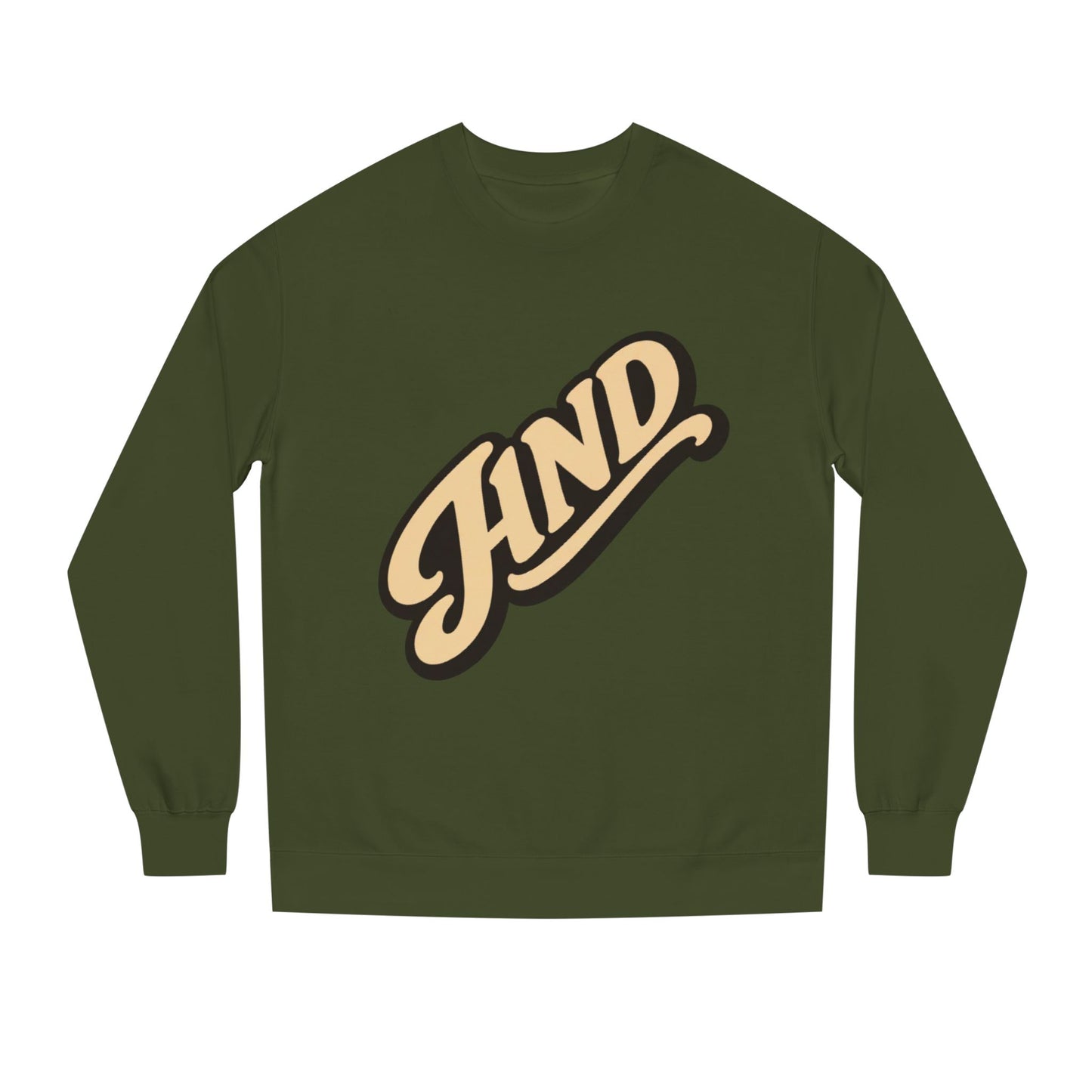 Kind Script Sweatshirt — Retro 'KIND' Graphic Crewneck