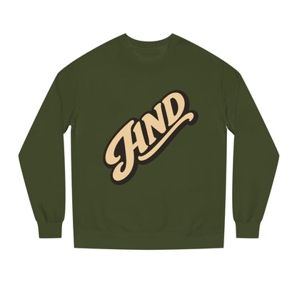 Kind Script Sweatshirt — Retro 'KIND' Graphic Crewneck