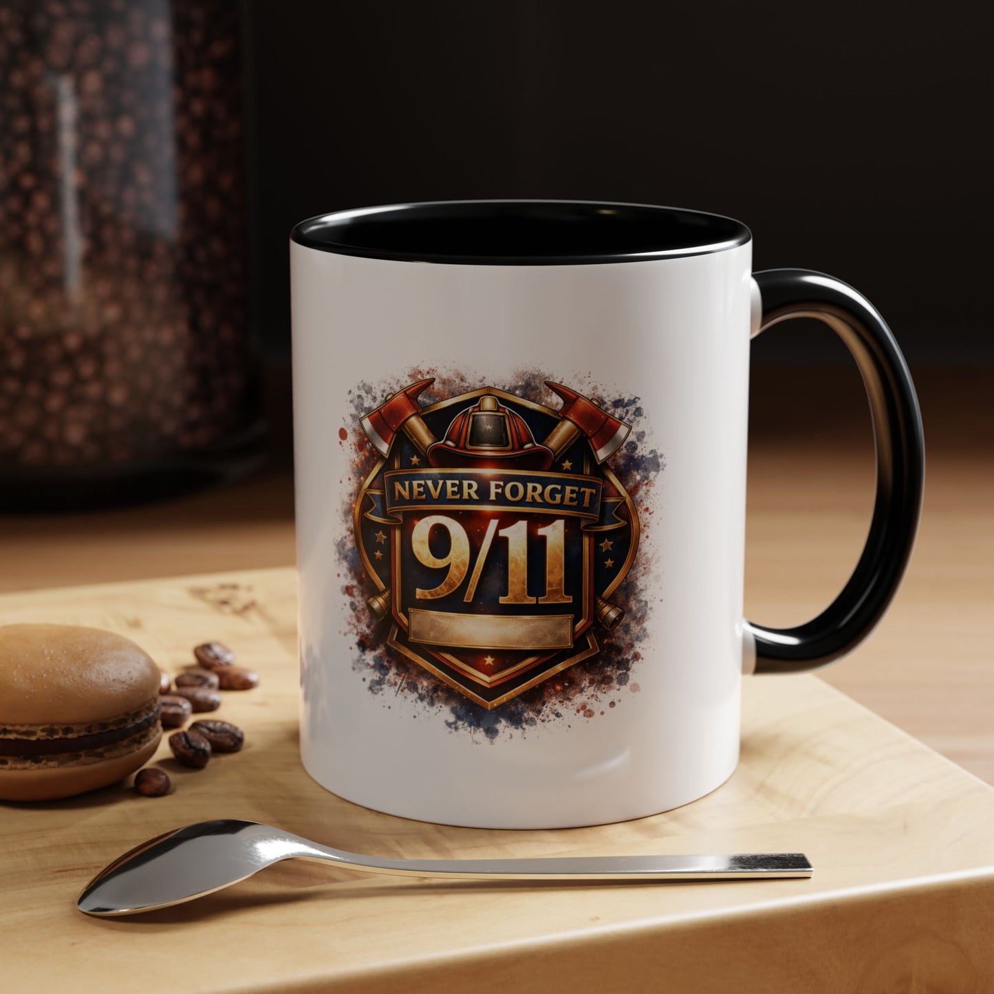 Never Forget 9/11 Memorial Coffee Mug