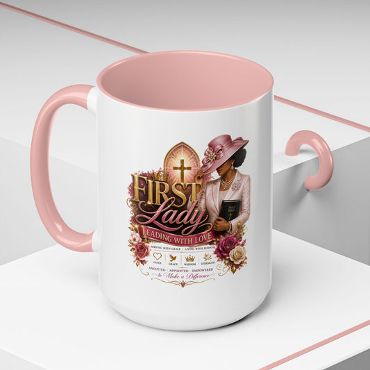 First Lady Church Coffee Mug — Inspirational Faith & Sunday Best Design