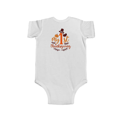 Baby Bodysuit - My 1st Thanksgiving Cute Turkey Onesie