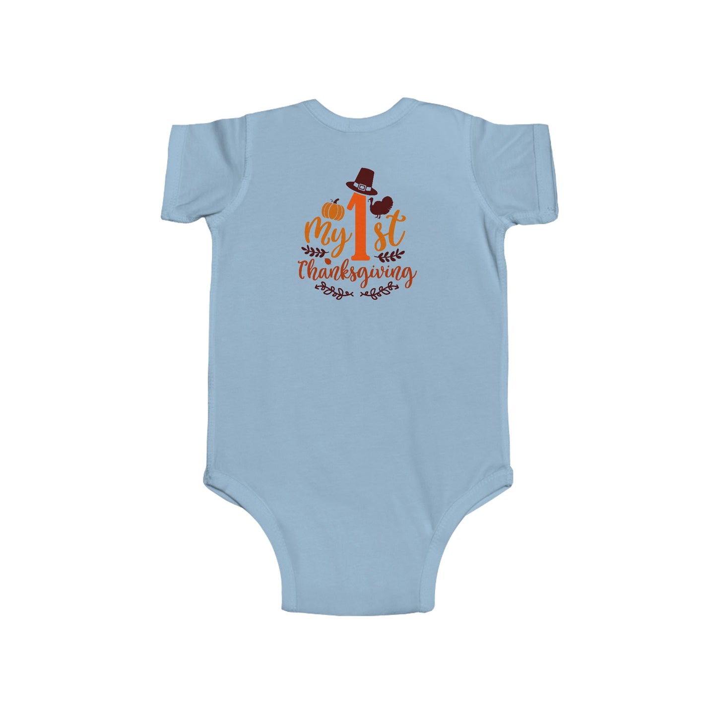 Baby Bodysuit - My 1st Thanksgiving Cute Turkey Onesie