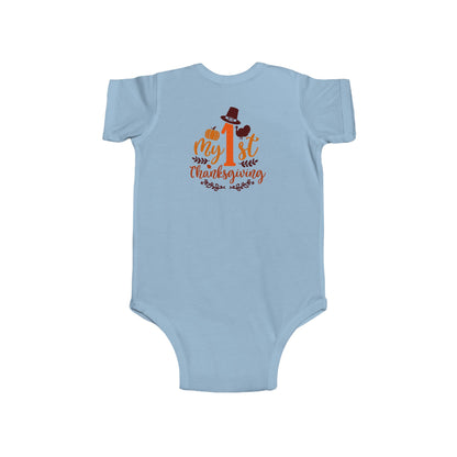 Baby Bodysuit - My 1st Thanksgiving Cute Turkey Onesie