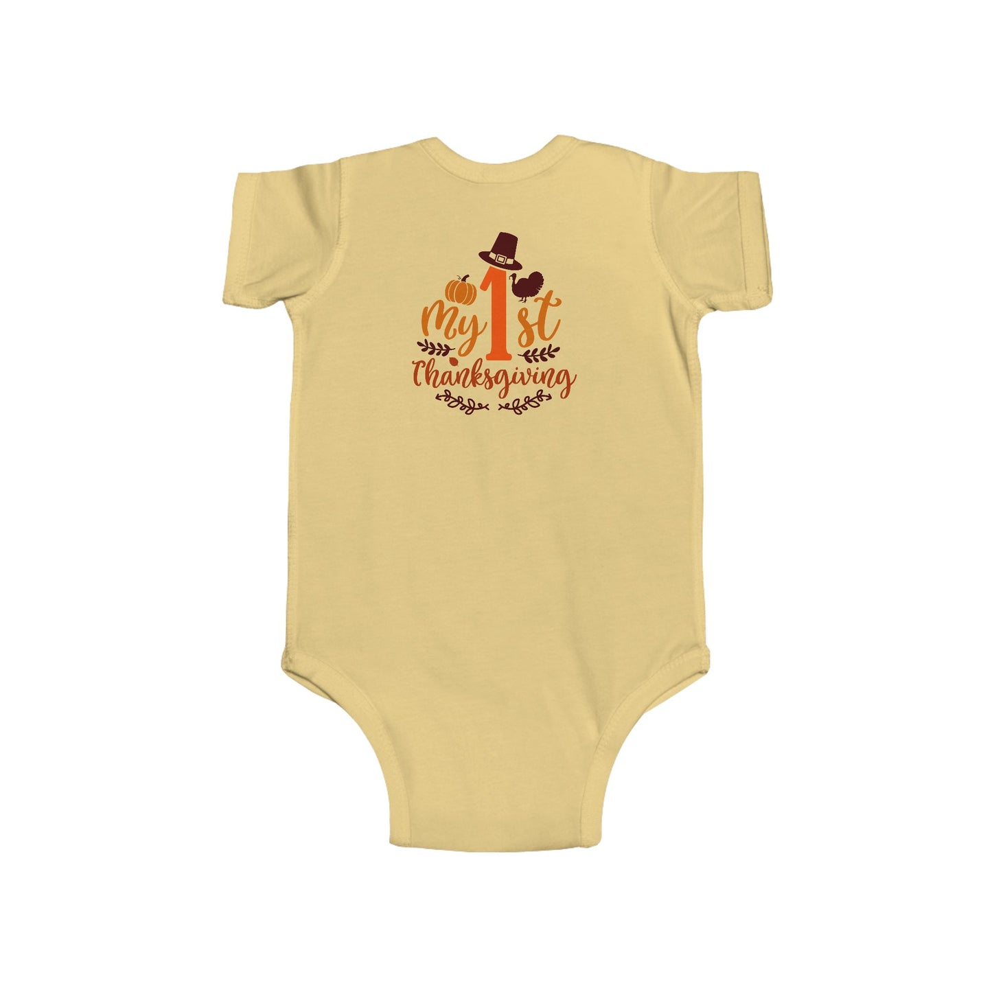 Baby Bodysuit - My 1st Thanksgiving Cute Turkey Onesie