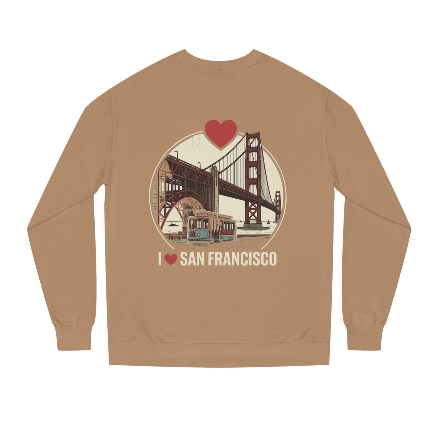 San Francisco Sweatshirt – I  San Francisco Golden Gate Bridge Crewneck