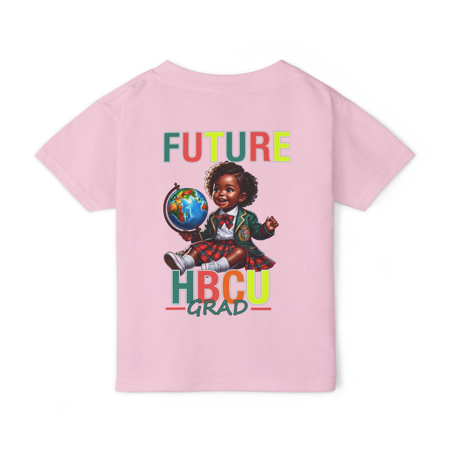 Future HBCU Grad Toddler T‑Shirt — Cute African American Kid, Back‑to‑School Gift