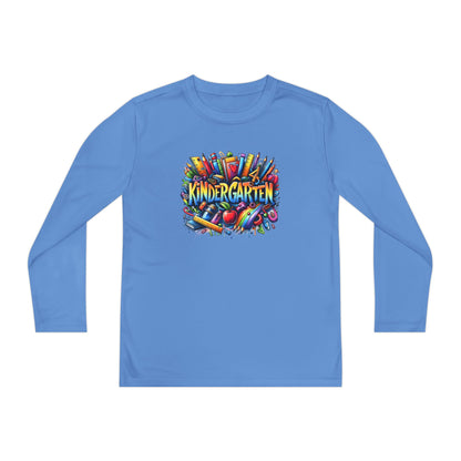 Kindergarten Crayons Youth Long Sleeve Tee