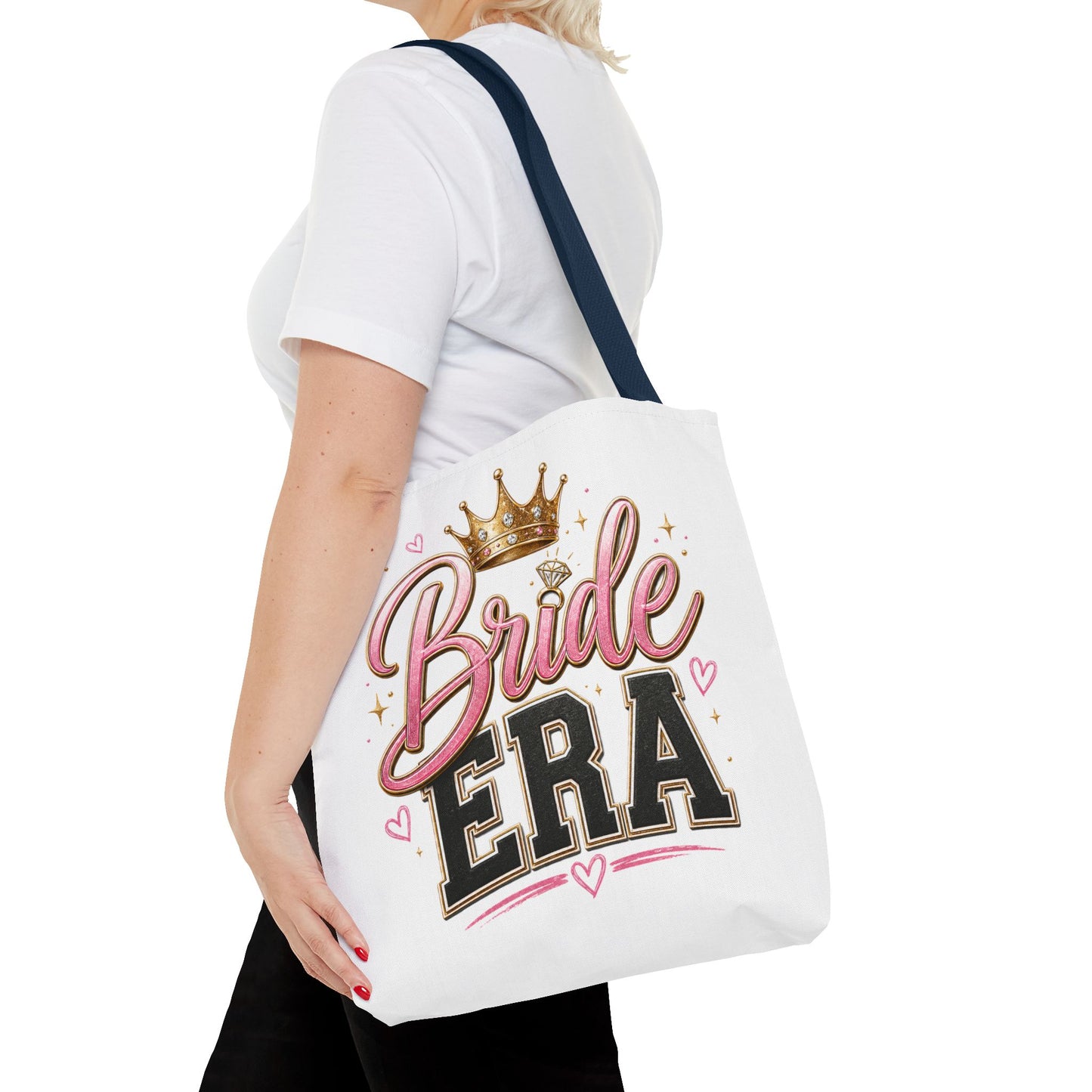 Bride Era Tote Bag — Bachelorette Bride Crown Tote for Bridal Shower & Wedding Weekend