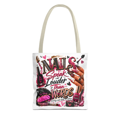 Nails Speak Louder Than Words Tote Bag