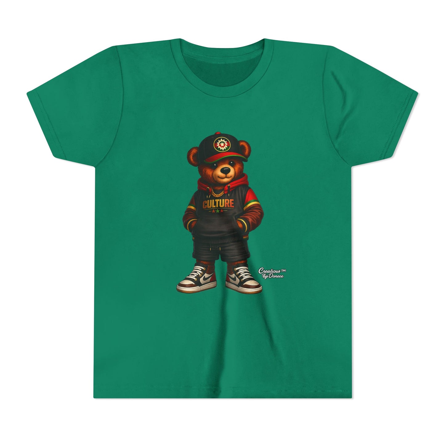 Youth Tee — Urban Bear "Culture" Graphic