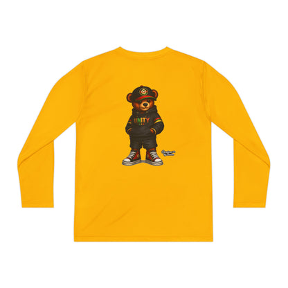 Youth Long Sleeve Tee — 'Unity' Streetwear Bear Graphic