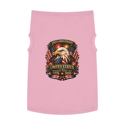Patriotic Pet Tank — 250th United States Anniversary Eagle (1776–2026)